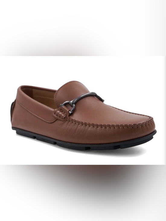 Bruno Magli Brown Leather Bit Moccasin Loafer main image 4